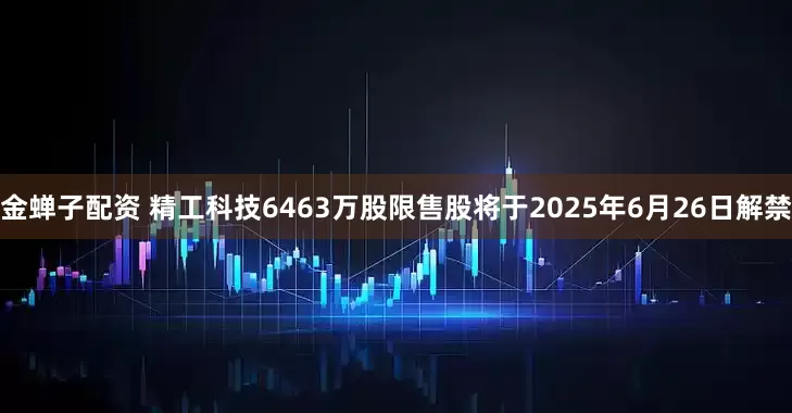 金蝉子配资 精工科技6463万股限售股将于2025年6月26日解禁