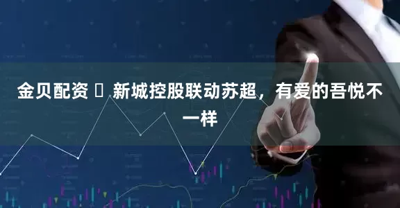 金贝配资 ‌新城控股联动苏超，有爱的吾悦不一样