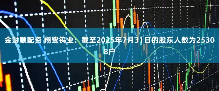 金财顺配资 翔鹭钨业：截至2025年7月31日的股东人数为25308户